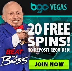 BGO 20 No Deposit Free Spins