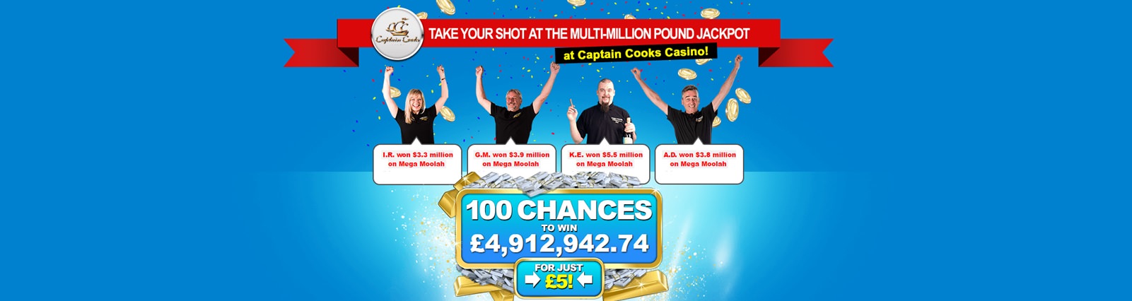 Captain Cooks Casino No Deposit Bonus Codes