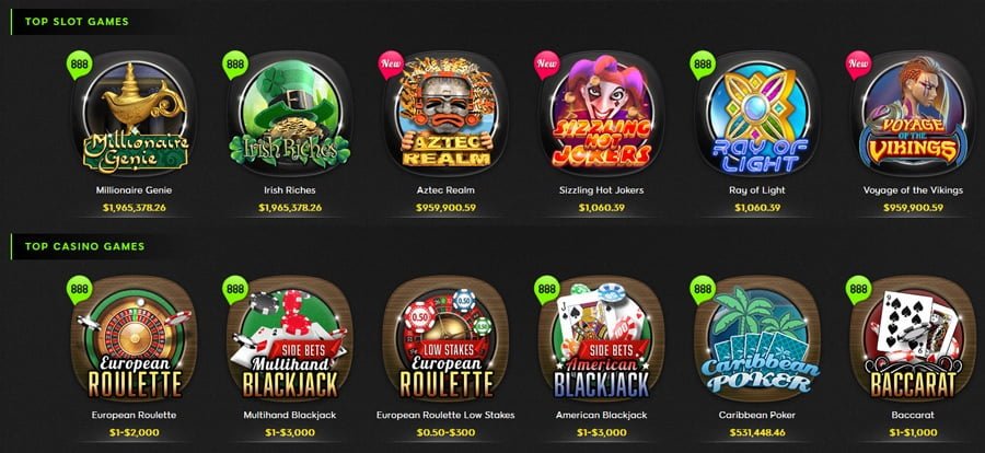 888 casino free play slots