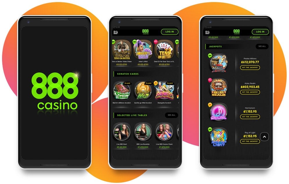 888 casino mobile app